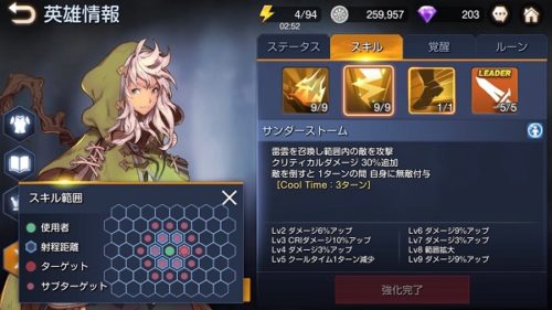 スキルを強化したマーリン